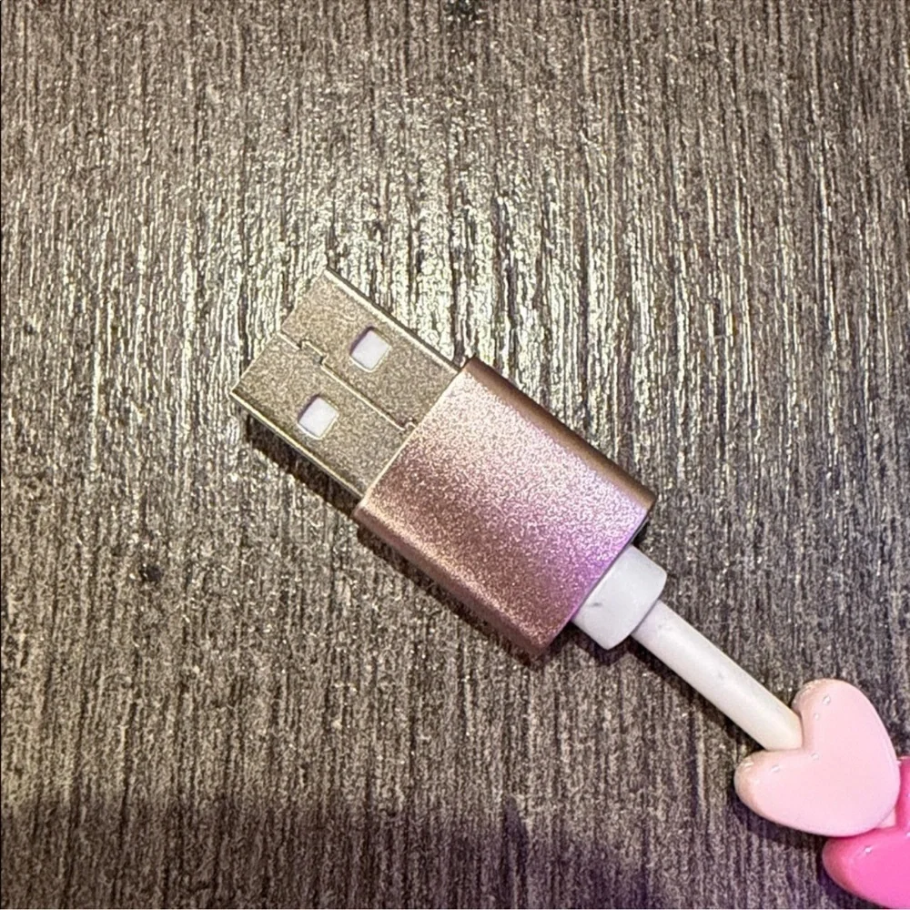 Francesca’s Colorful Heart Bead iPhone Charging Cable 3.3’ - BRAND NEW